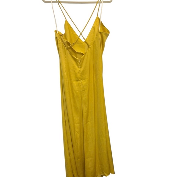 Fashion Nova Vibrant Yellow Backless Dress - Picture 2 of 5